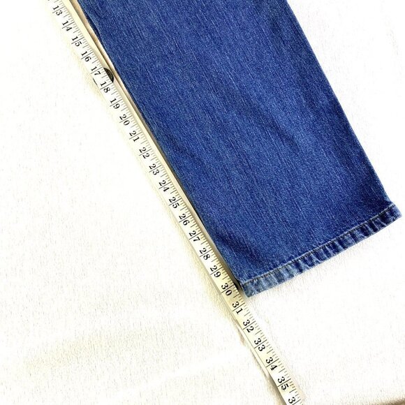 Eddie Bauer Womens 16R Straight Leg Medium Wash Jeans - Picture 11 of 14